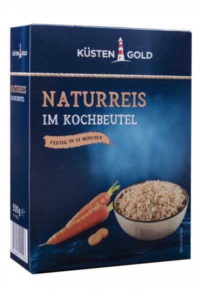 Küstengold Naturreis im Kochbeutel