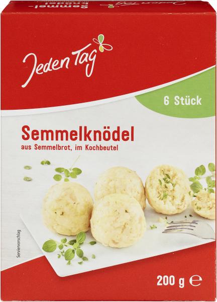 Jeden Tag Semmelknödel im Kochbeutel