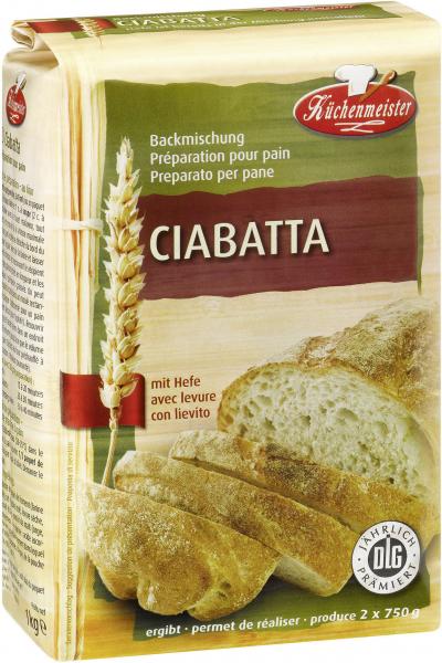 Küchenmeister Backmischung Ciabatta