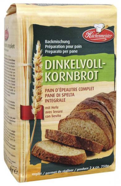 Küchenmeister Backmischung Dinkelvollkornbrot