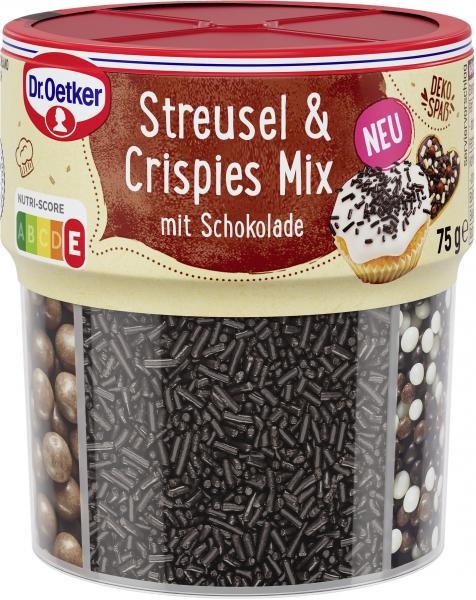 Dr. Oetker Streusel & Crispies Mix mit Schokolade