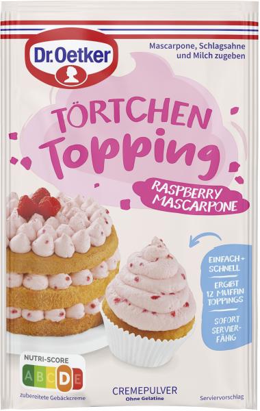 Dr. Oetker Törtchen Topping Raspberry Mascarpone