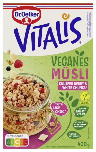 Dr. Oetker Vitalis Veganes Müsli Knusper Berry & Chunks