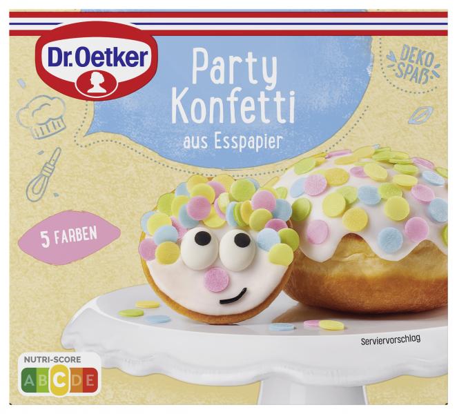 Dr. Oetker Party Konfetti aus Esspapier