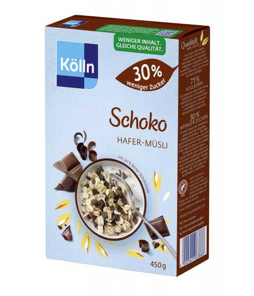 Kölln Schoko Hafer Müsli 30% weniger Zucker
