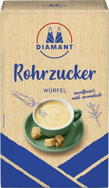 Diamant Würfel Rohrzucker unraffiniert