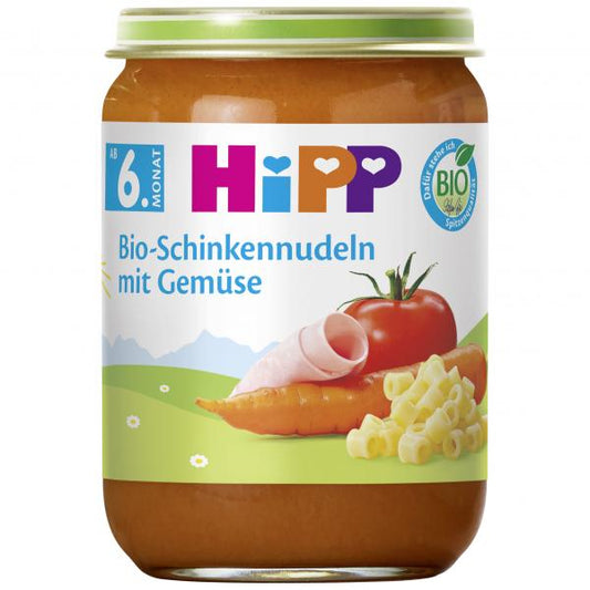 Hipp Bio-Schinkennudeln mit Gemüse