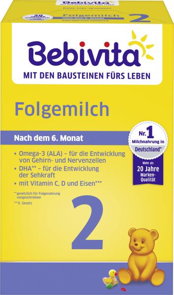 Bebivita Folgemilch 2 nach dem 6. Monat