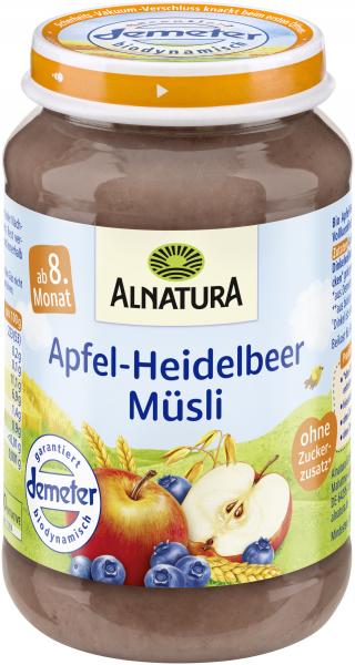 Alnatura Apfel-Heidelbeer-Müsli