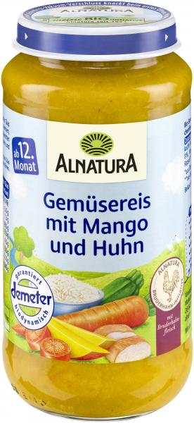 Alnatura Gemüsereis mit Mango und Huhn