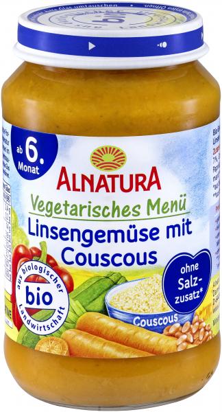 Alnatura Linsengemüse mit Couscous