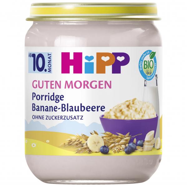 Hipp Guten Morgen Porridge Banane-Blaubeere