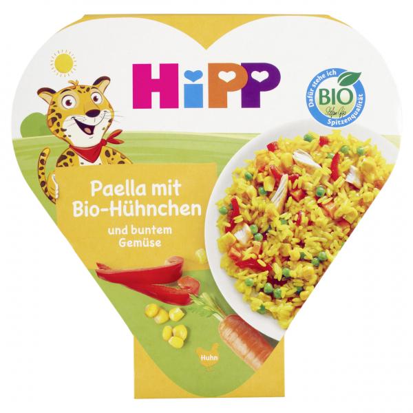 HiPP Kinder-Teller Paella mit Bio Hühnchen