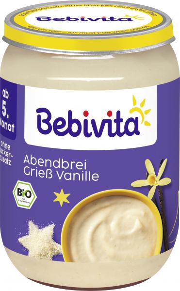 Bebivita Abendbrei Grieß-Vanille