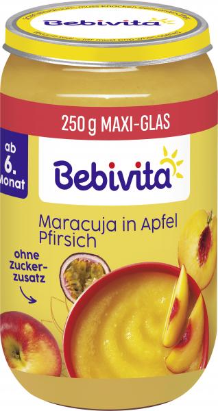 Bebivita Früchte Maracuja in Apfel Pfirsich