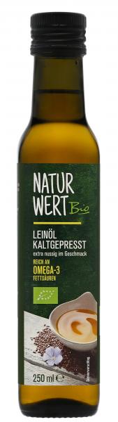 NaturWert Bio Leinöl kaltgepresst