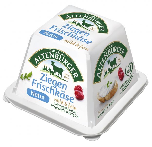 Der grüne Altenburger Ziegen-Frischkäse natur