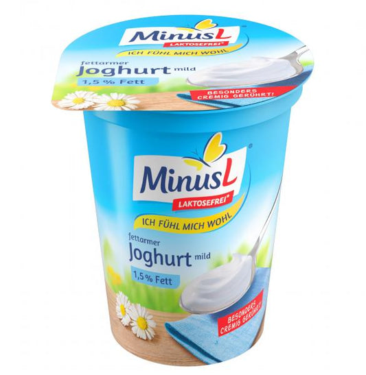 Minus L fettarmer Joghurt mild 1,5%