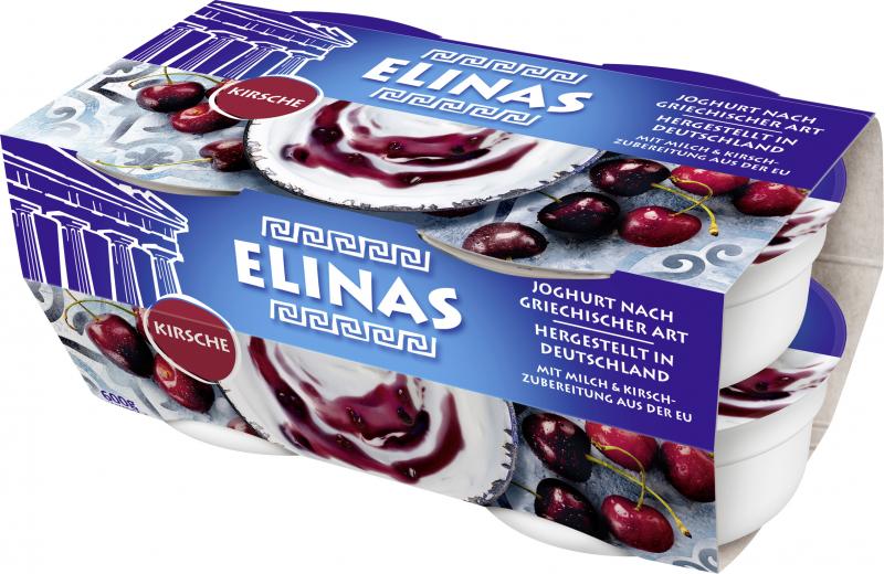 Elinas Joghurt nach griechischer Art Kirsche