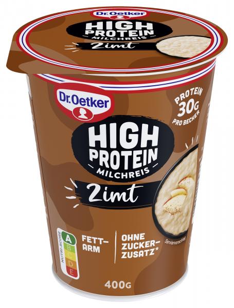 Dr. Oetker High Protein Mahlzeit Milchreis Zimt