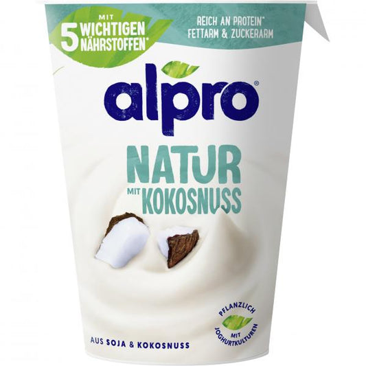 Alpro Joghurtalternative Natur mit Kokosnuss
