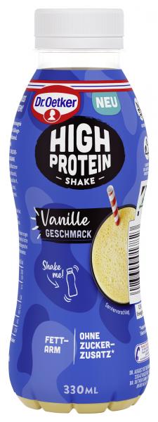 Dr. Oetker High Protein Shake Vanille Geschmack (Einweg)