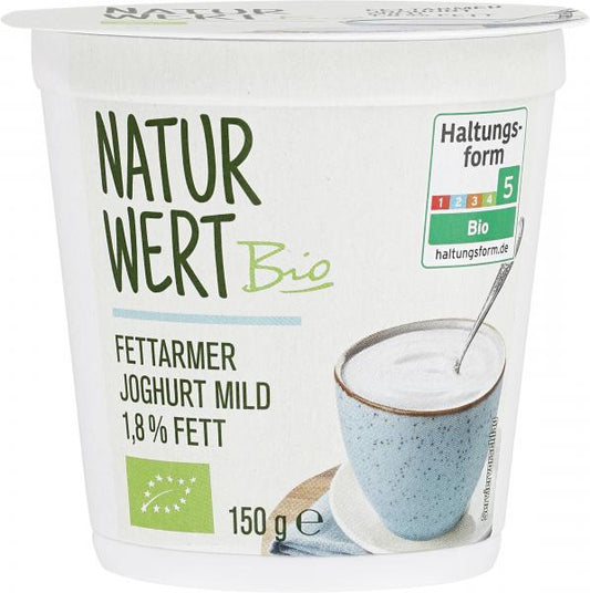 NaturWert Bio Natur-Joghurt 1,8% Fett