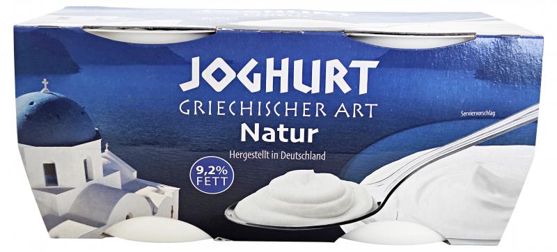 Joghurt griechischer Art 9,2%