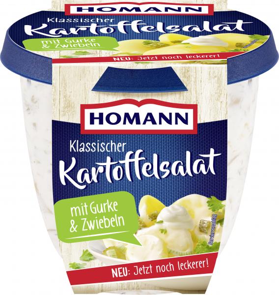 Homann Klassischer Kartoffelsalat mit Gurke & Zwiebeln