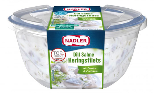 Nadler Dill Sahne Heringsfilets mit Gurke & Zwiebel