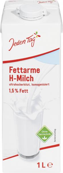 Jeden Tag fettarme H-Milch 1,5%