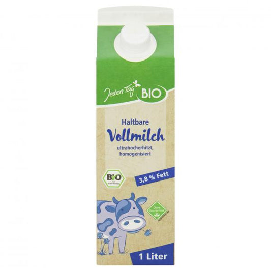 Jeden Tag Bio H-Milch 3,8%