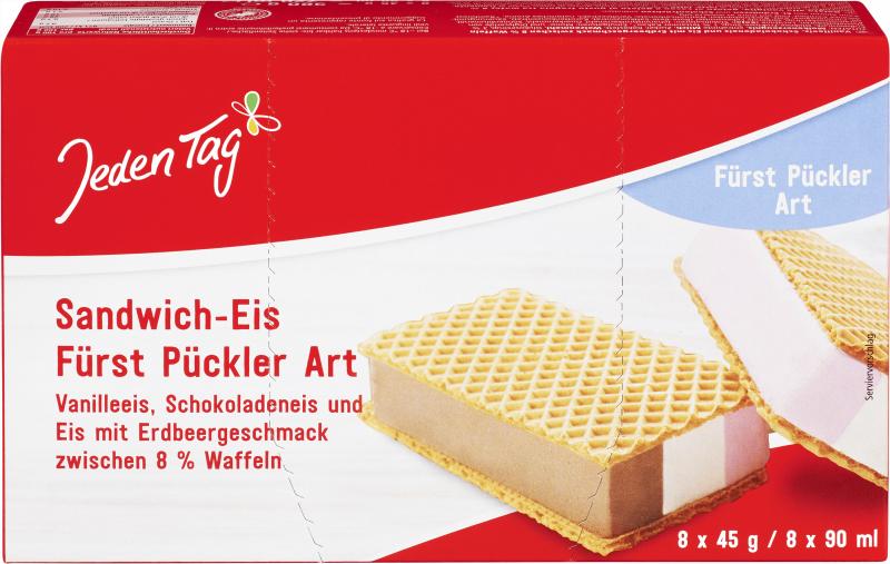 Jeden Tag Sandwich-Waffeln