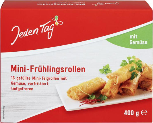 Jeden Tag Mini-Frühlingsrollen mit Gemüse