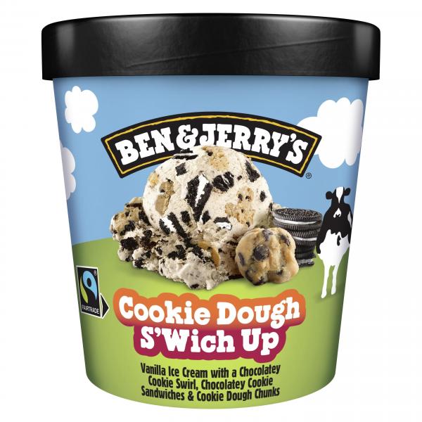 Ben & Jerry's Cookie Dough S'Wich up