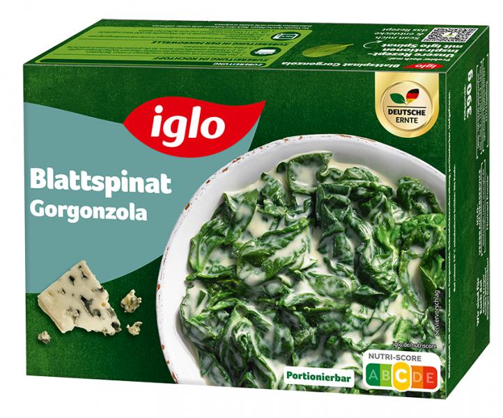 Iglo Blatt-Spinat mit Gorgonzola