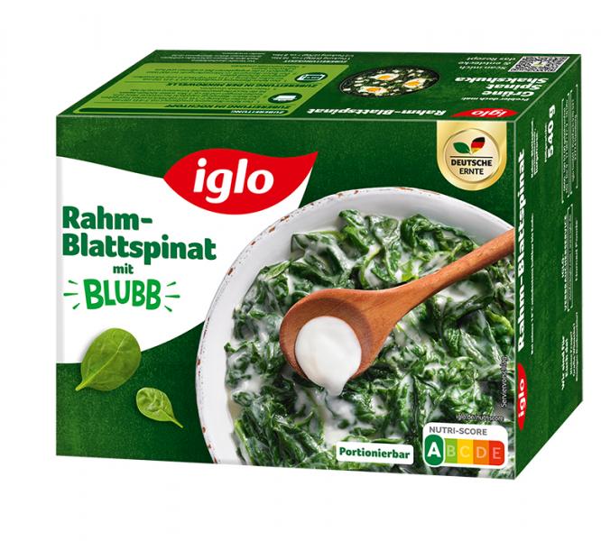 Iglo Rahm-Blattspinat