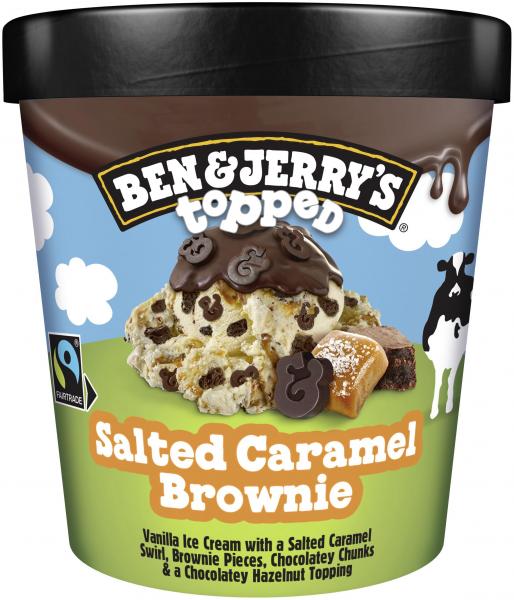 Ben & Jerry's Topped Salted Caramel Brownie