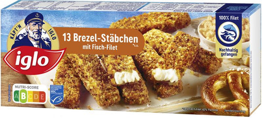 Iglo Brezel-Stäbchen mit Fisch-Filet