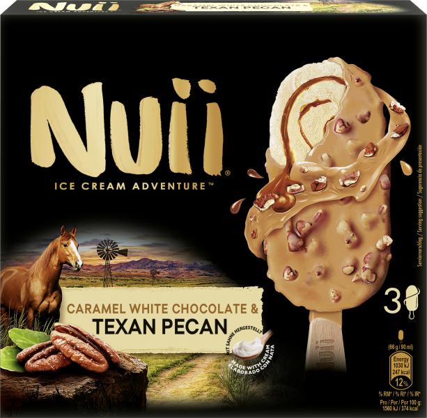 Nuii Eiscreme Caramel Chocolate & Texan Pecan