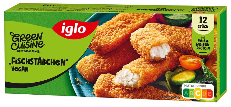 Iglo Cuisine vegane Fischstäbchen