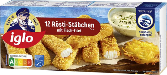 Iglo Rösti-Stäbchen mit Fisch-Filet