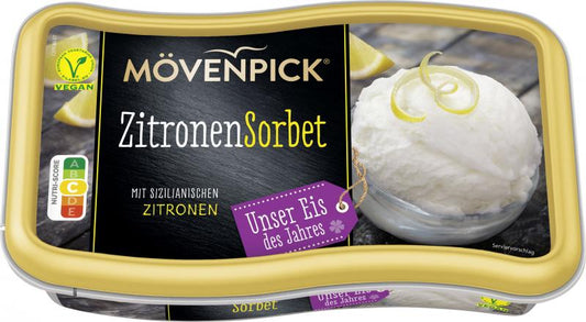 Mövenpick Eiscreme des Jahres Zitronensorbet
