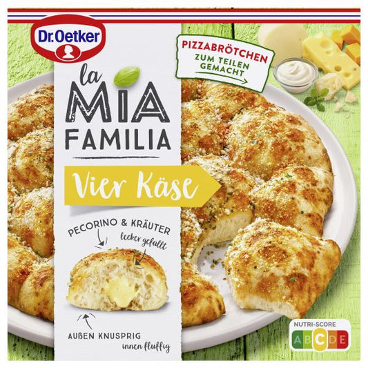 Dr. Oetker La Mia Familia Vier Käse Pizzabrötchen