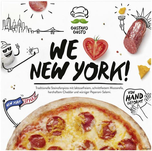 Gustavo Gusto Pizza New York Style Pepperoni Salami