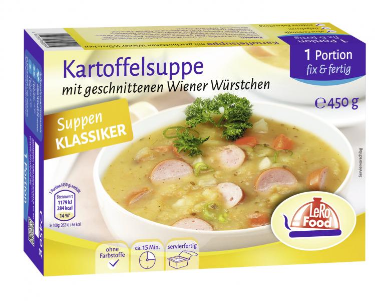 LeRo Food Kartoffelsuppe mit Wiener Würstchen