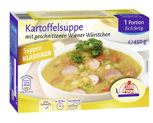 LeRo Food Kartoffelsuppe mit Wiener Würstchen