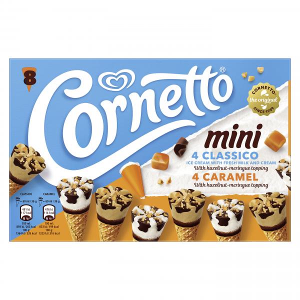 Cornetto Mini Classico & Caramel Multipackung