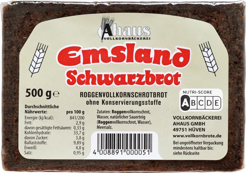 Emsland Schwarzbrot