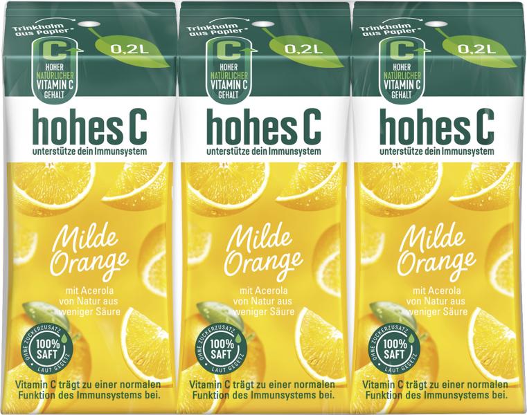 Hohes C Milde Trinkpäckchen